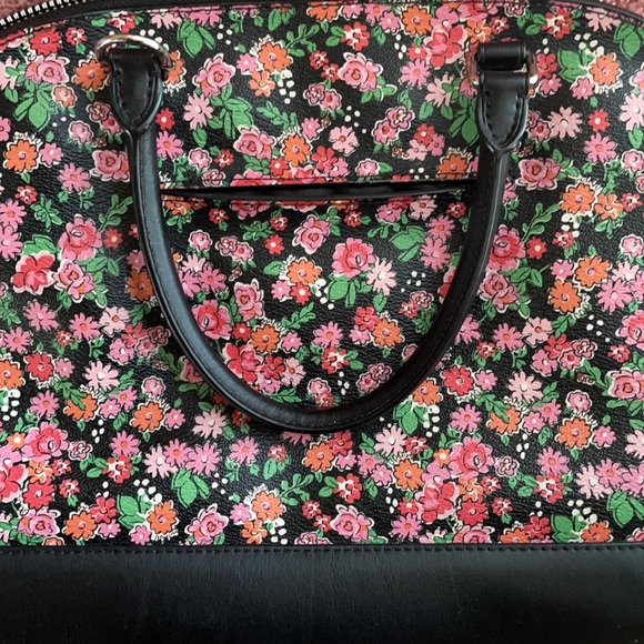 Flowery COACH Crossbody Satchel Bag - Picture 4 of 7